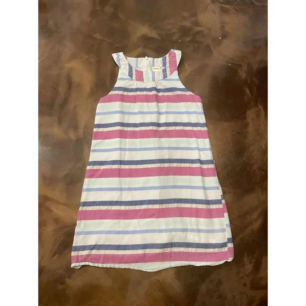 Gymboree Dress Size 8 lined Desert Dreams 2015 Sparkle Stripe beach